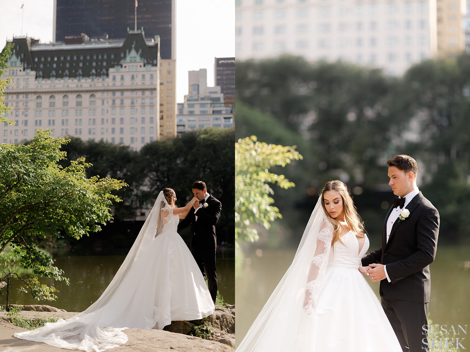 Wedding Portraits after Ceremony and before The Plaza Hotel Reception