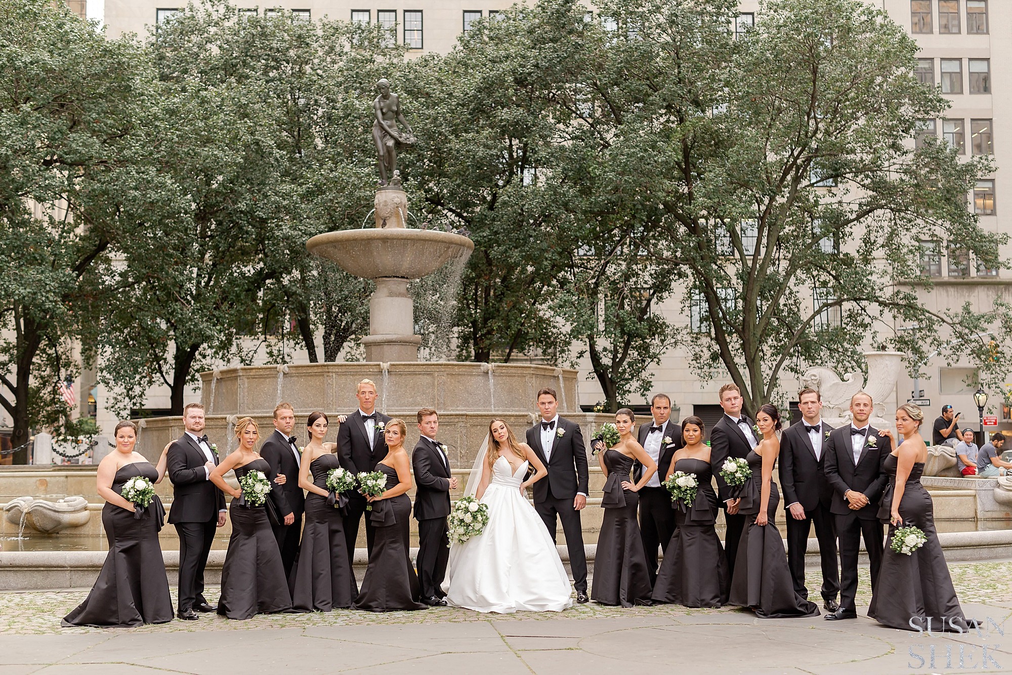 Wedding Portraits after Ceremony and before The Plaza Hotel Reception