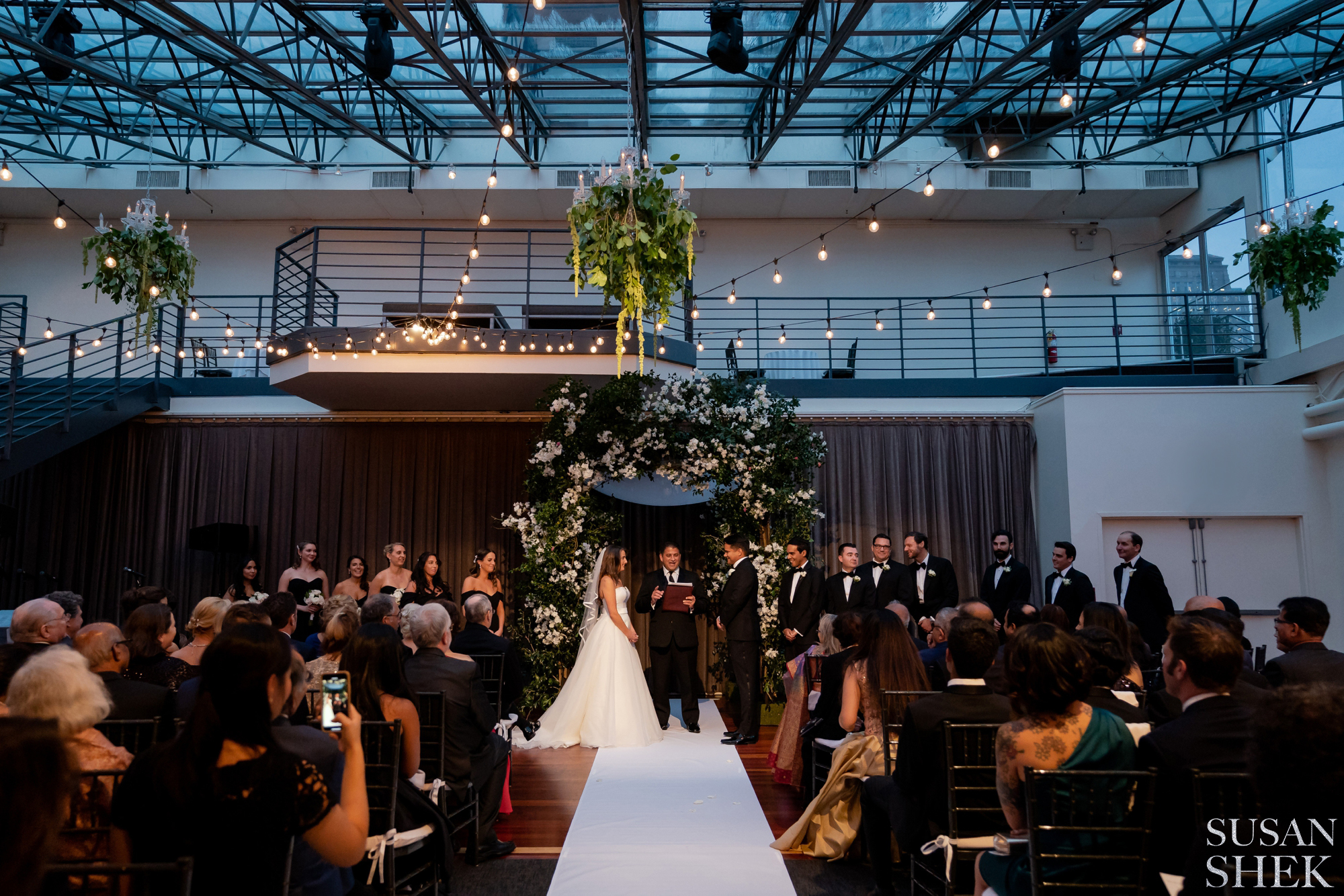 Ceremony Photo Indoors at Tribeca Rooftop
