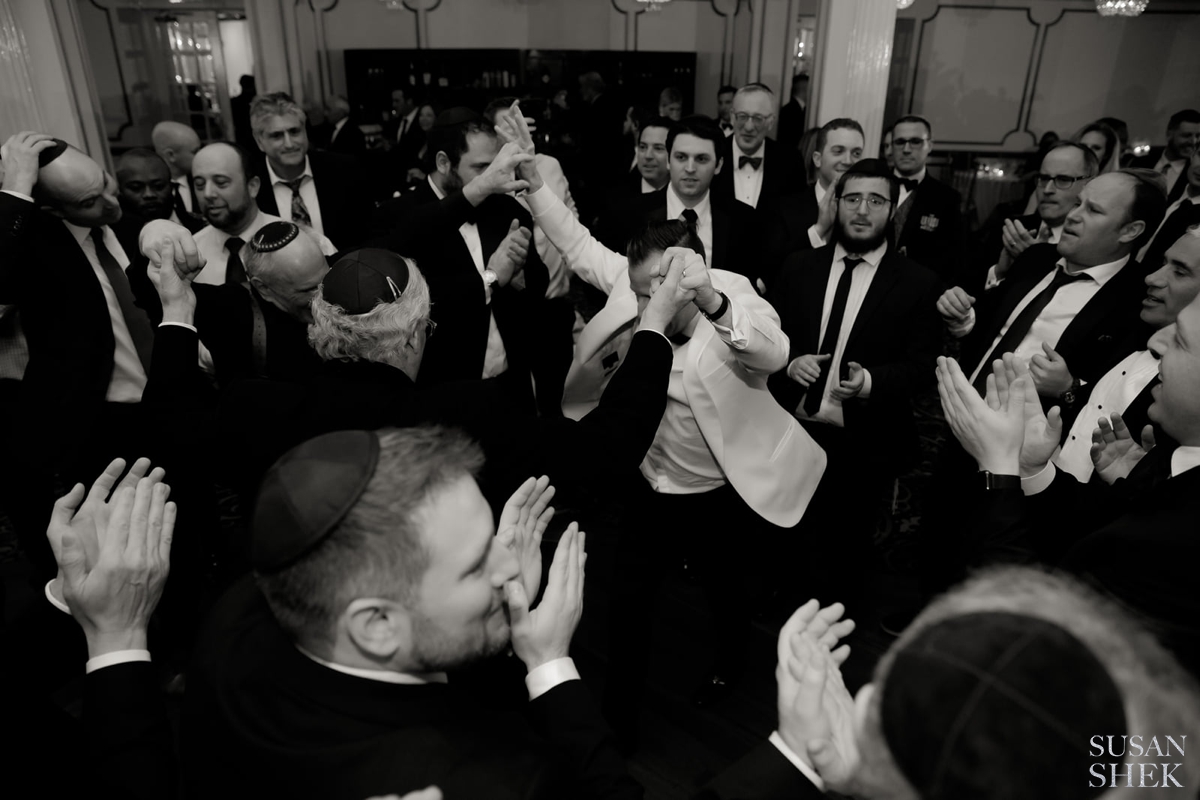 Jewish wedding tradition dance Sherele