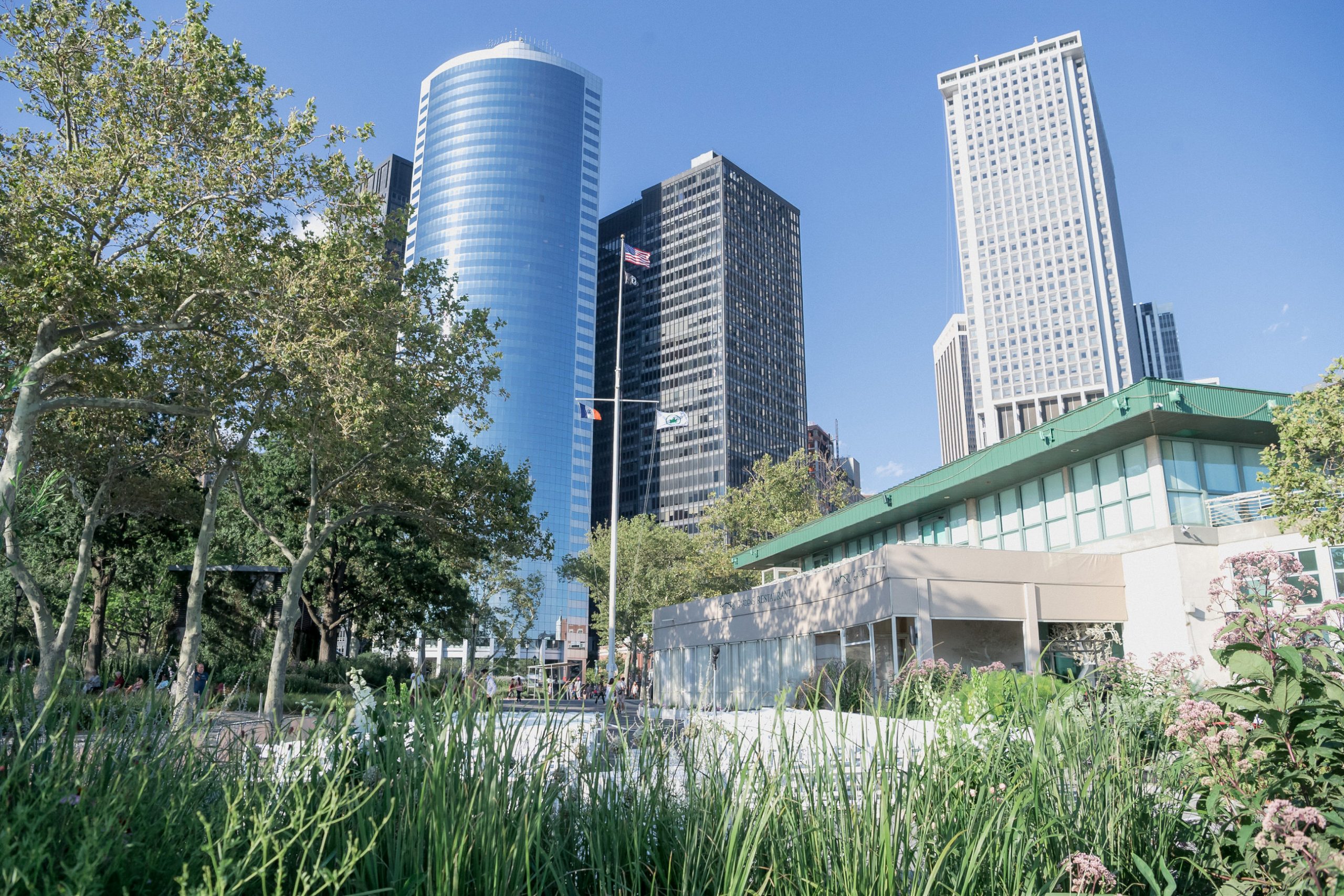 venue site outdoors at battery gardens