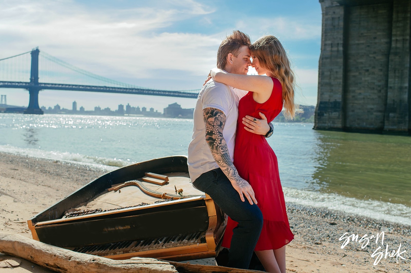 East River Engagement Session, Engagement Shoot, NYC Engagement Photographer, Engagement Session, Engagement Photography, Engagement Photographer, NYC Wedding Photographer