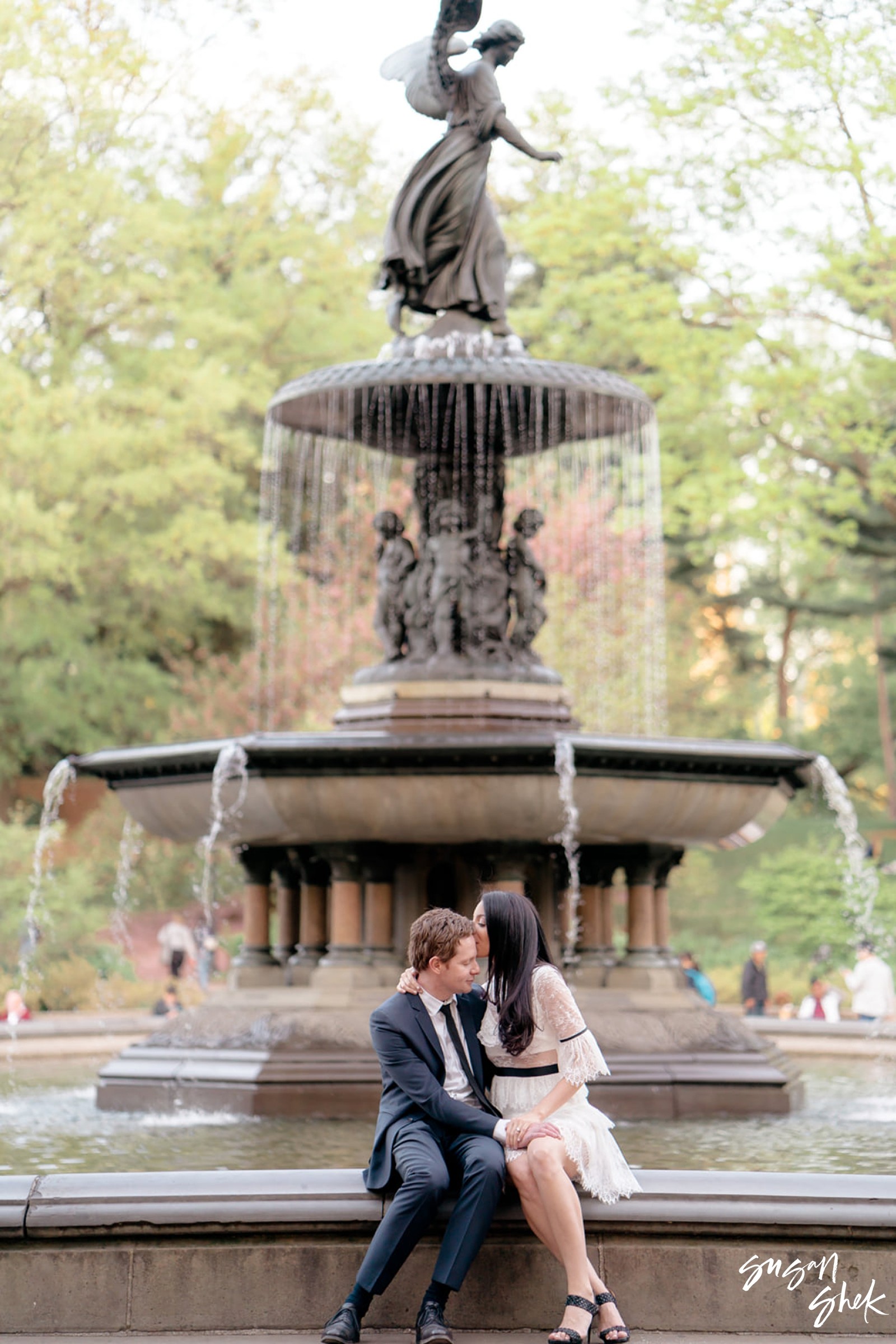 Central Park Engagement Photos