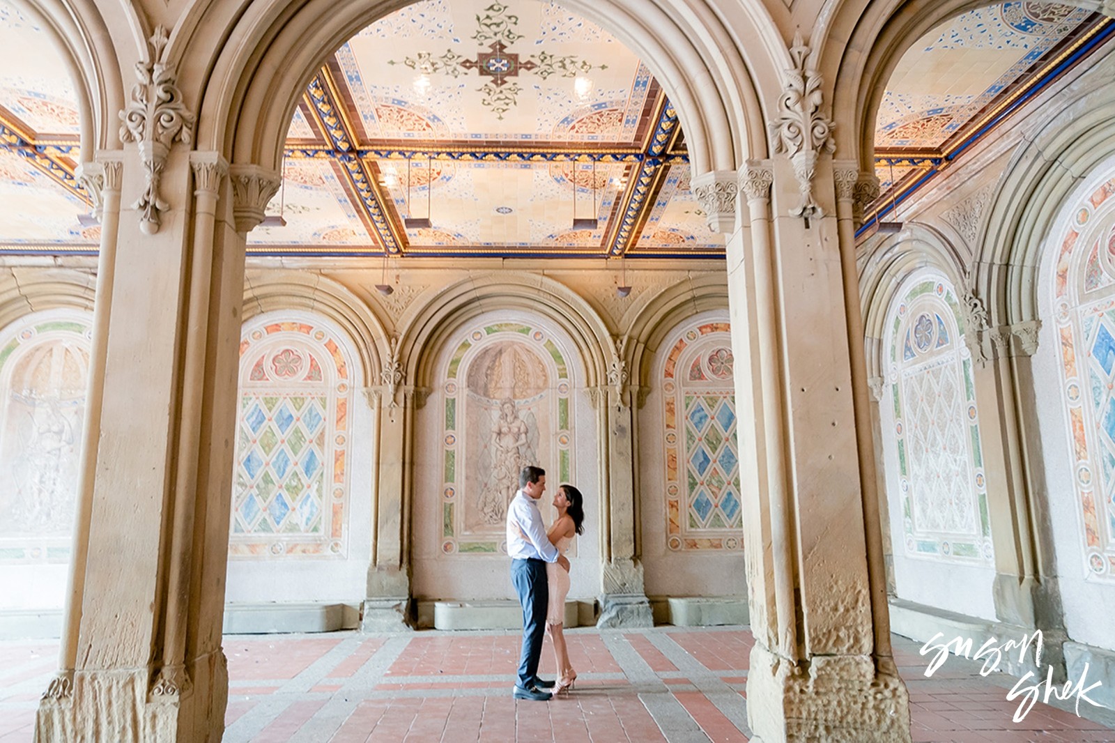 The Arches in Bethesda Terrace Central Park Engagement Session, Engagement Shoot, NYC Engagement Photographer, Engagement Session, Engagement Photography, Engagement Photographer, NYC Wedding Photographer, NYC Engagement Photo Locations