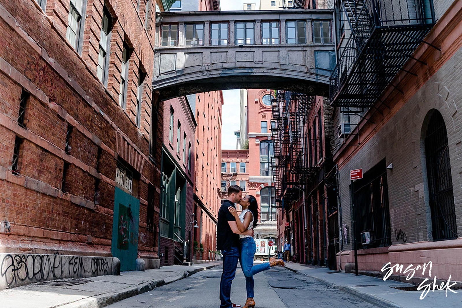 Staple Street Engagement, Staple Street, Tribeca Engagement Shoot, NYC Engagement Photographer, Engagement Session, Engagement Photography, Engagement Photographer, NYC Wedding Photographer