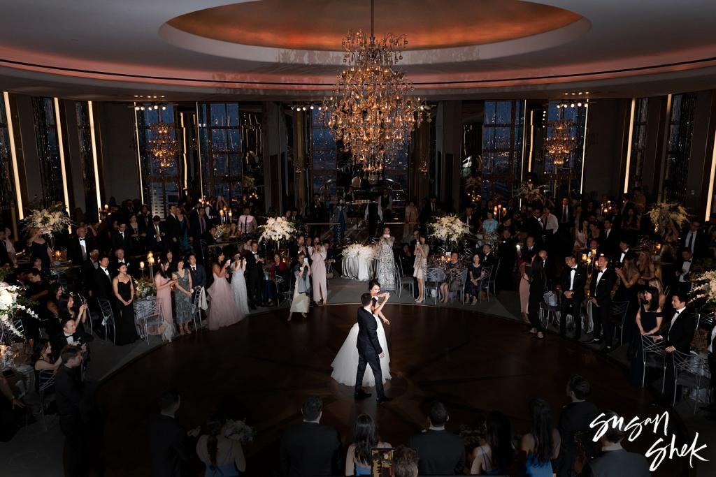 wedding reception dancing at the rainbow room