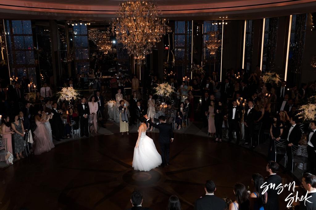 wedding reception dancing at the rainbow room