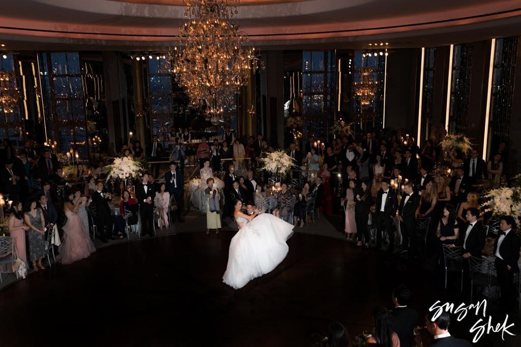 wedding reception dancing at the rainbow room