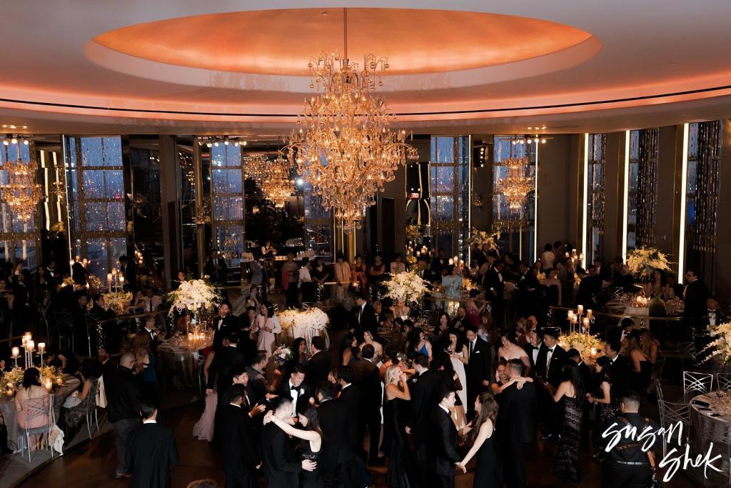 wedding reception dancing at the rainbow room