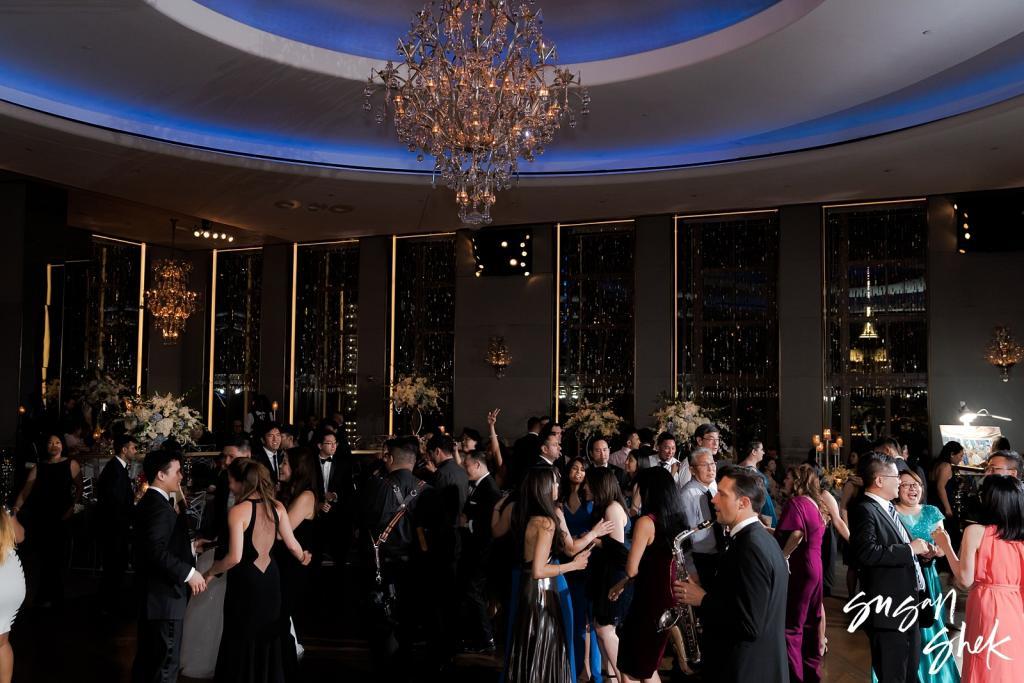 wedding reception dancing at the rainbow room