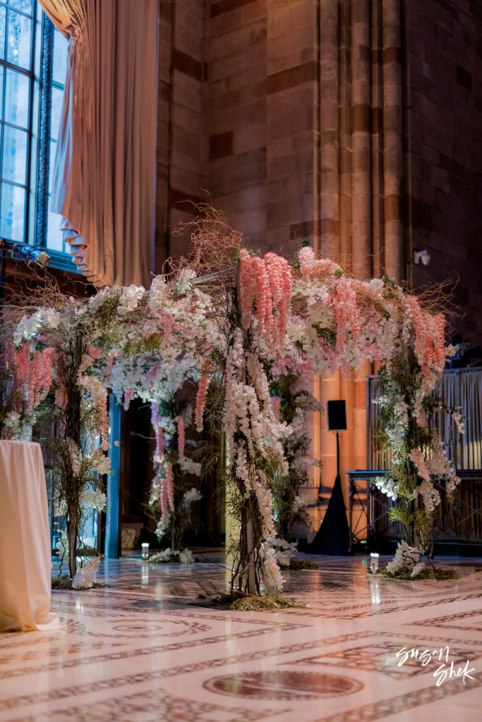 Floral entrance of Cipriani 42nd Street