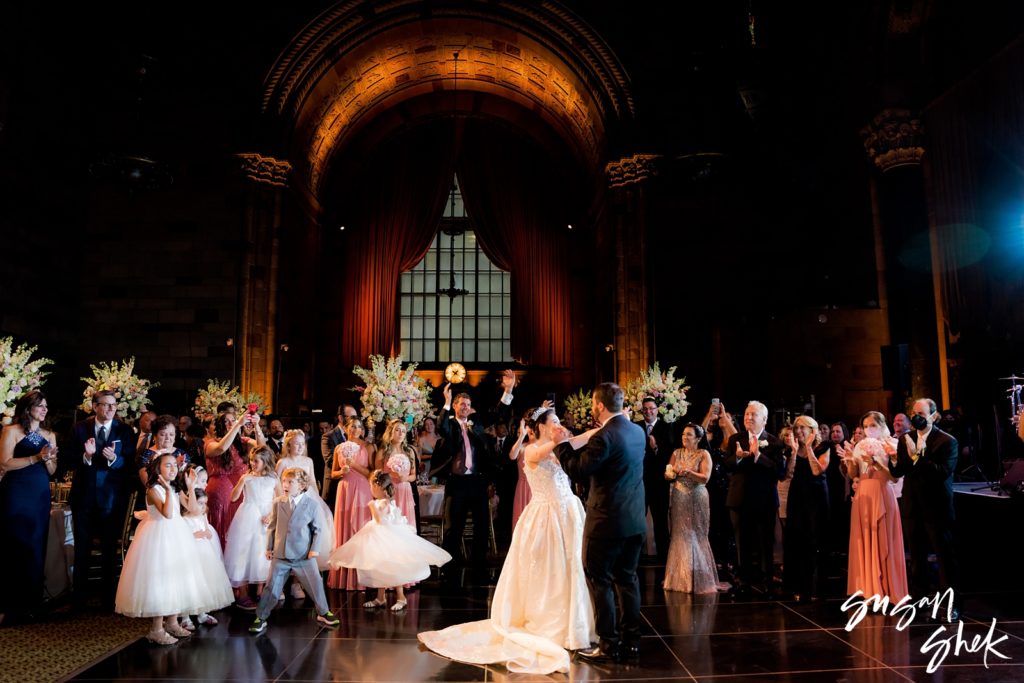 wedding couple dancing at Cipriani 42nd Street