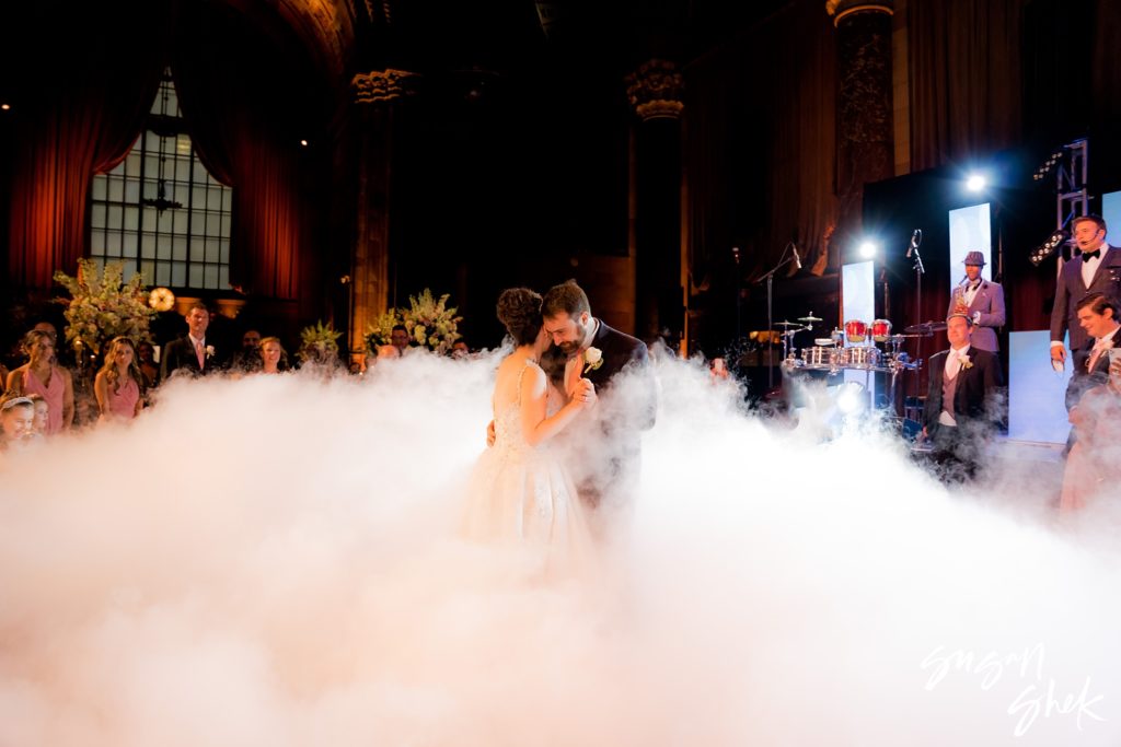 fog machine at Cipriani 42nd Street