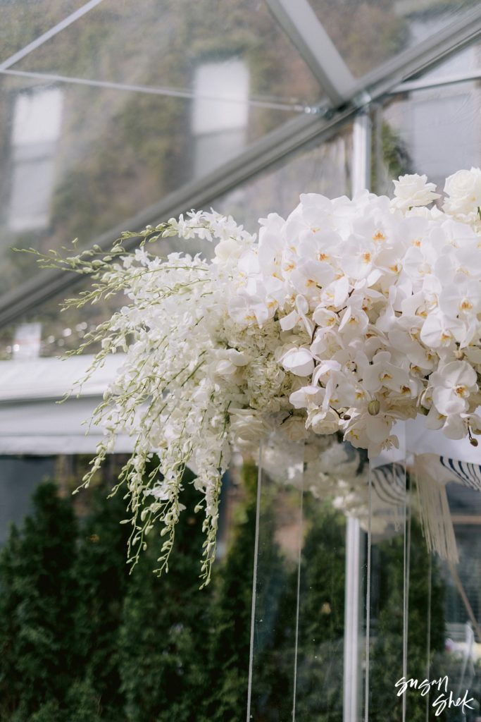 wedding flowers at the foundry