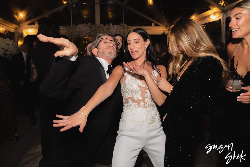 Bride at the foundry dancing with her father