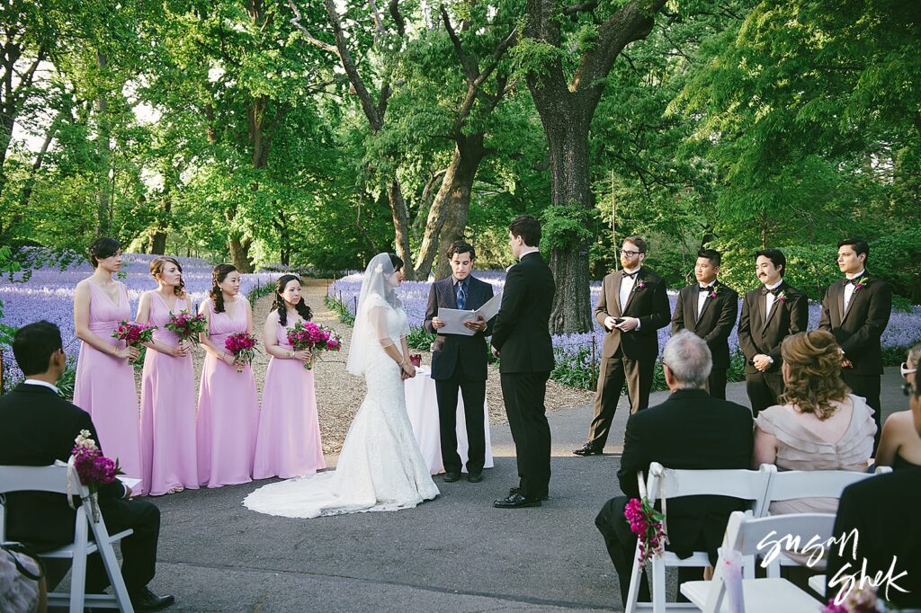 brooklyn botanic gardens wedding ceremony