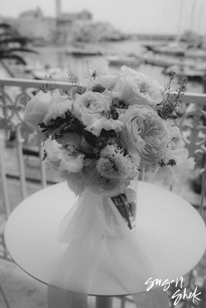 wedding flowers in hotel in trani puglia italy