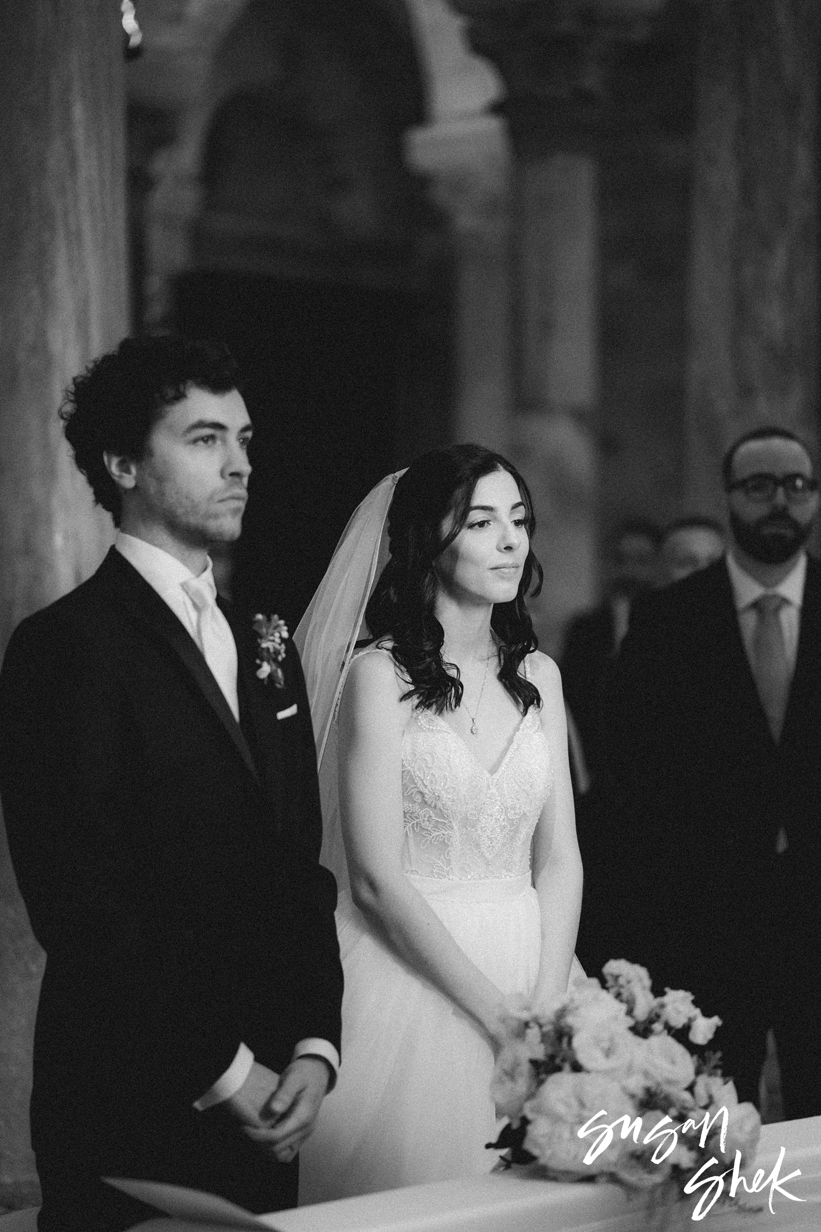 wedding ceremony at Trani Cathedral in Puglia Italy