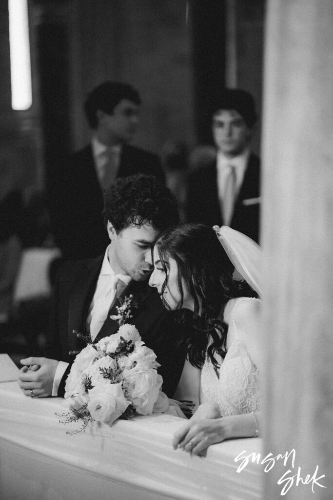 wedding ceremony at Trani Cathedral in Puglia Italy