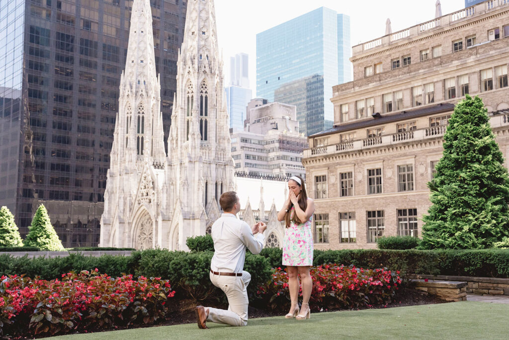 610 loft and garden surprise proposal