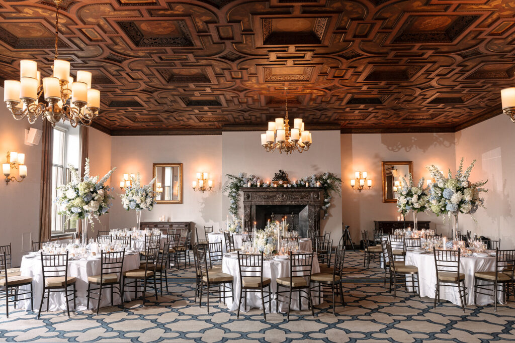 a wide show view of the althetic club nyc wedding venue